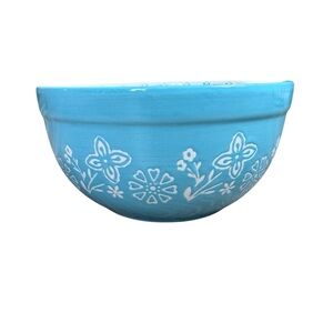 Pioneer Woman 1.5 Quart Stoneware Mixing Bowl With Pour Spout Mazie Aqua